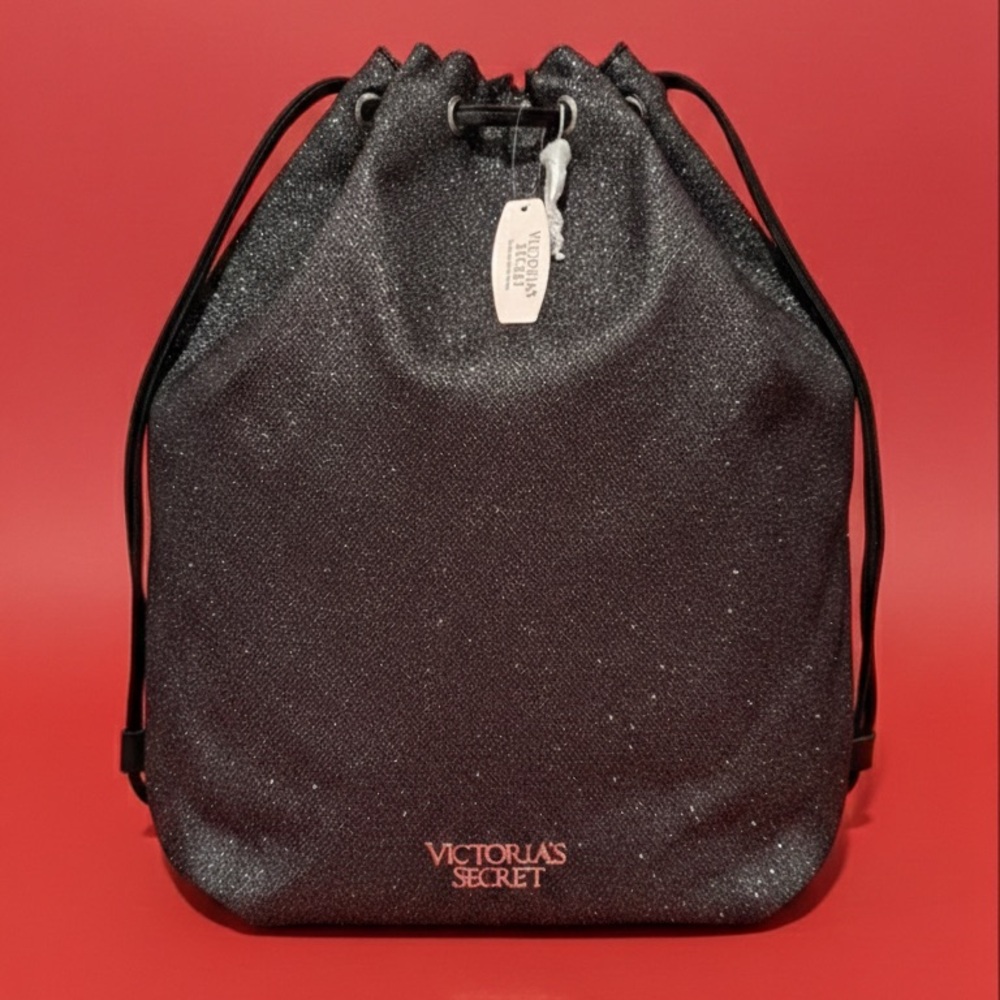 Victoria's Secret | Shimmer Drawstring Bucket Bag - Picture 4 of 4